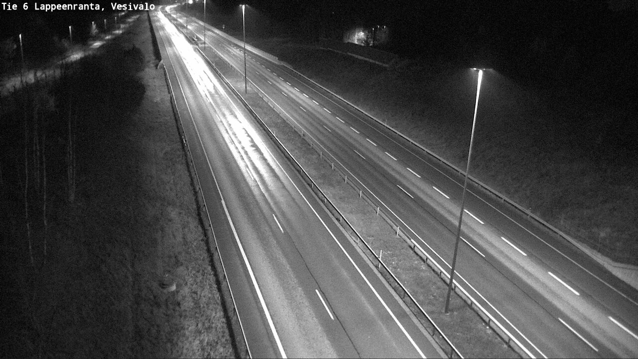 Weather Camera Image Väg 6 Villmanstrand, Vesivalo, Lappeenranta, Etelä-Karjala