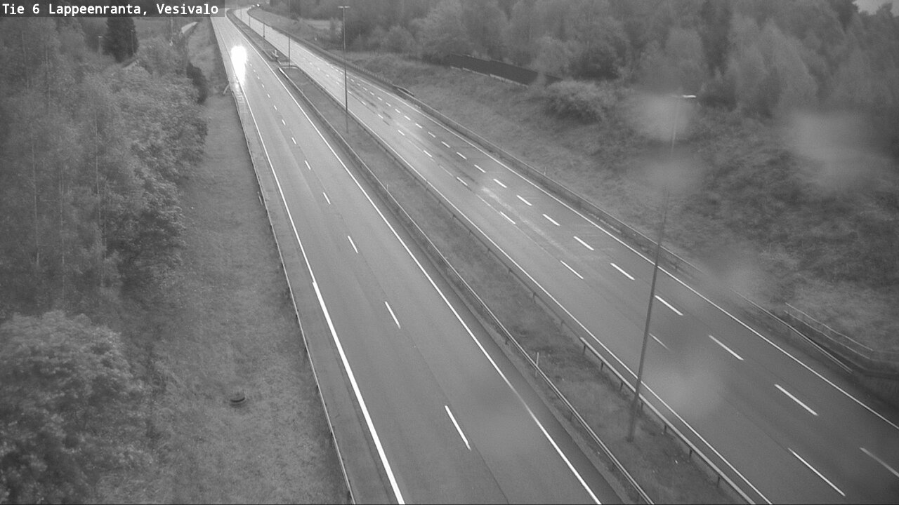 Weather Camera Image Road 6 Lappeenranta, Vesivalo, Lappeenranta, Etelä-Karjala
