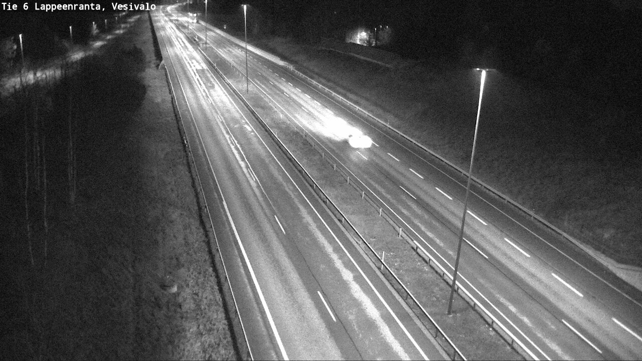Weather Camera Image Road 6 Lappeenranta, Vesivalo, Lappeenranta, Etelä-Karjala