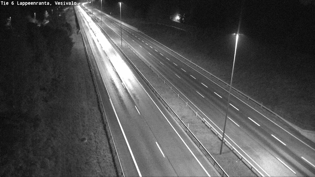 Weather Camera Image Road 6 Lappeenranta, Vesivalo, Lappeenranta, Etelä-Karjala