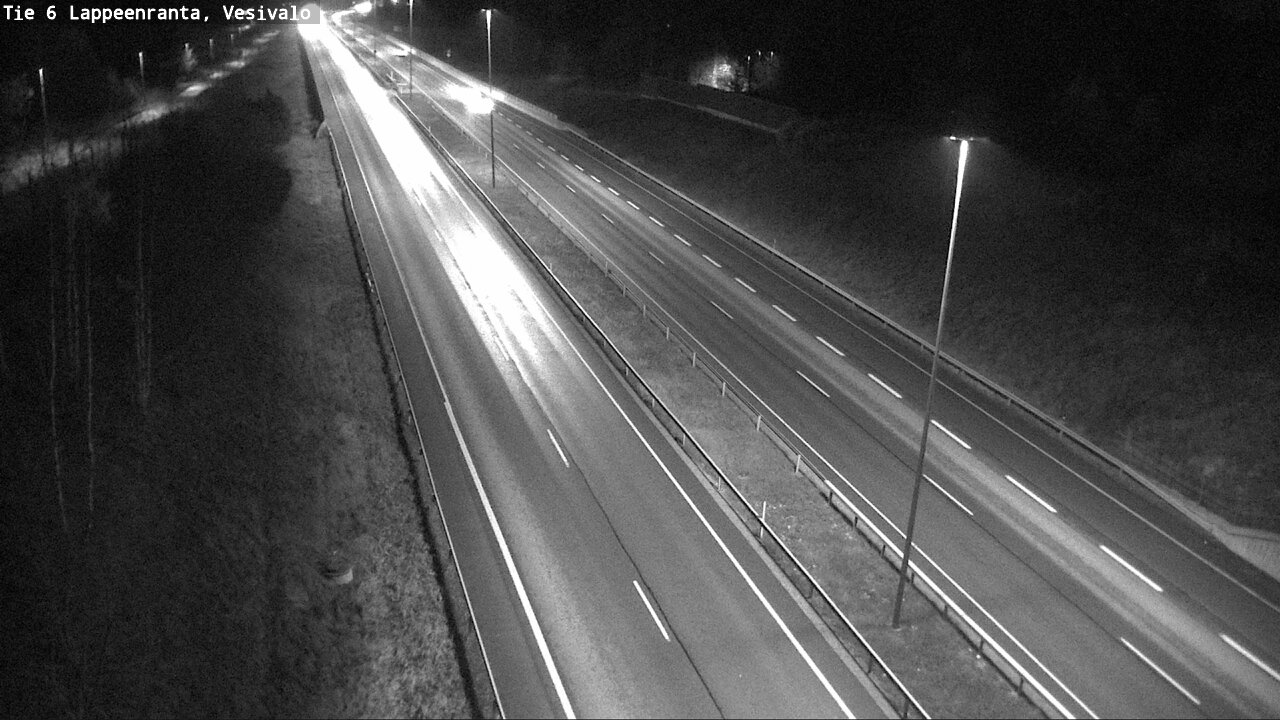 Weather Camera Image Väg 6 Villmanstrand, Vesivalo, Lappeenranta, Etelä-Karjala