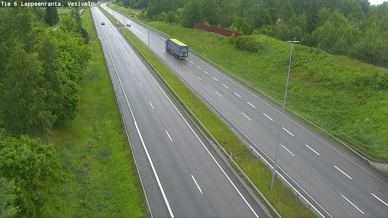 Weather Camera Image Väg 6 Villmanstrand, Vesivalo, Lappeenranta, Etelä-Karjala