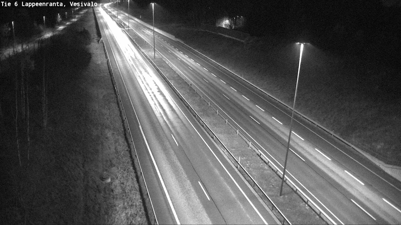 Weather Camera Image Väg 6 Villmanstrand, Vesivalo, Lappeenranta, Etelä-Karjala