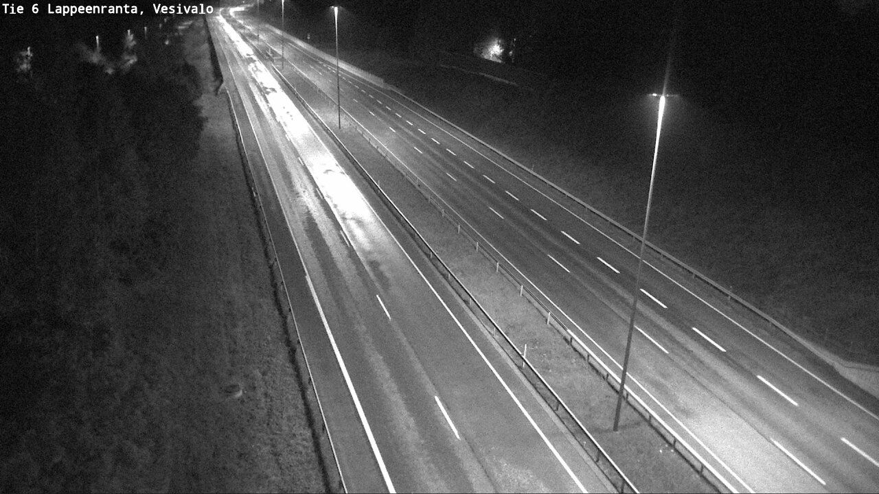 Weather Camera Image Road 6 Lappeenranta, Vesivalo, Lappeenranta, Etelä-Karjala