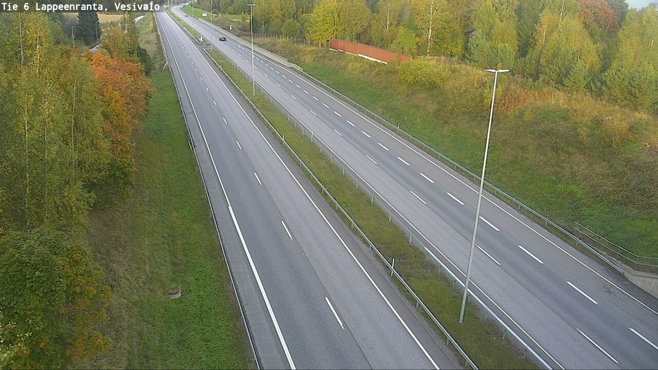 Weather Camera Image Road 6 Lappeenranta, Vesivalo, Lappeenranta, Etelä-Karjala