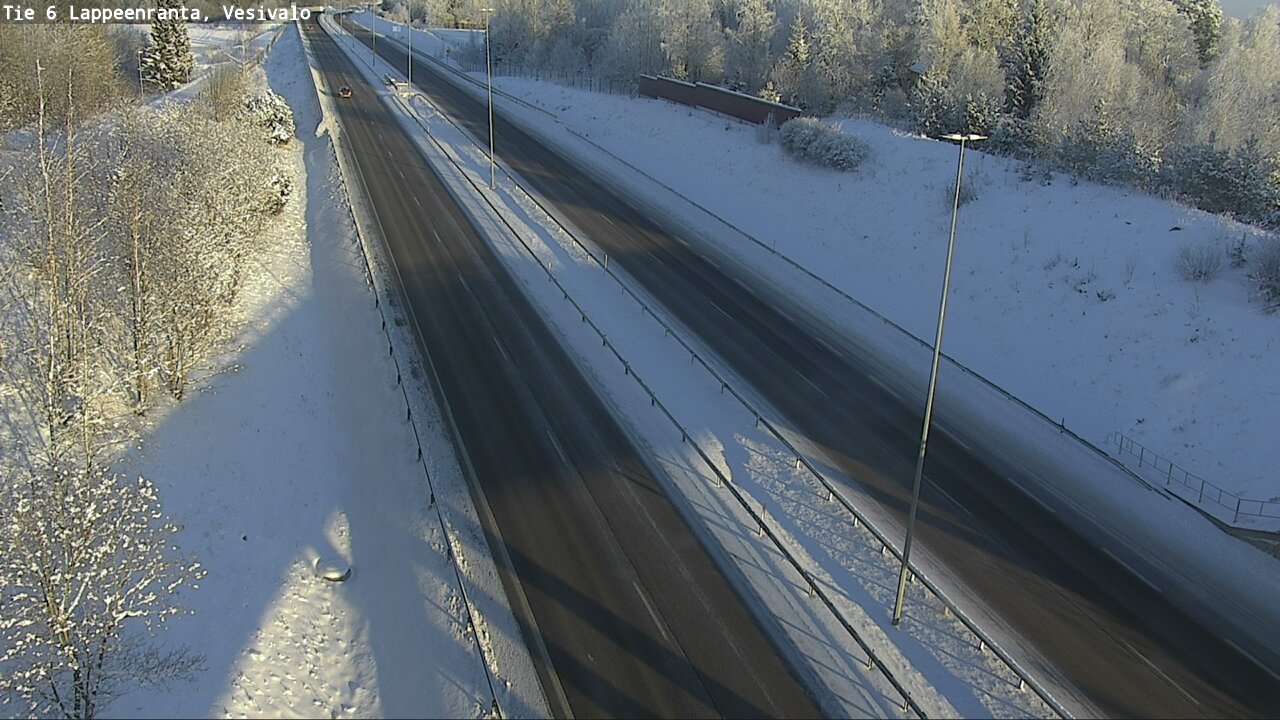 Weather Camera Image Väg 6 Villmanstrand, Vesivalo, Lappeenranta, Etelä-Karjala