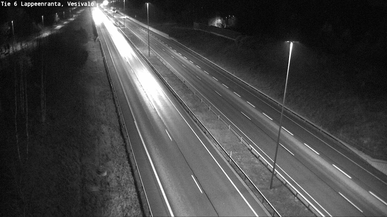 Weather Camera Image Väg 6 Villmanstrand, Vesivalo, Lappeenranta, Etelä-Karjala