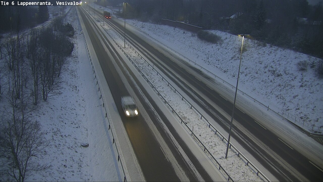 Weather Camera Image Road 6 Lappeenranta, Vesivalo, Lappeenranta, Etelä-Karjala