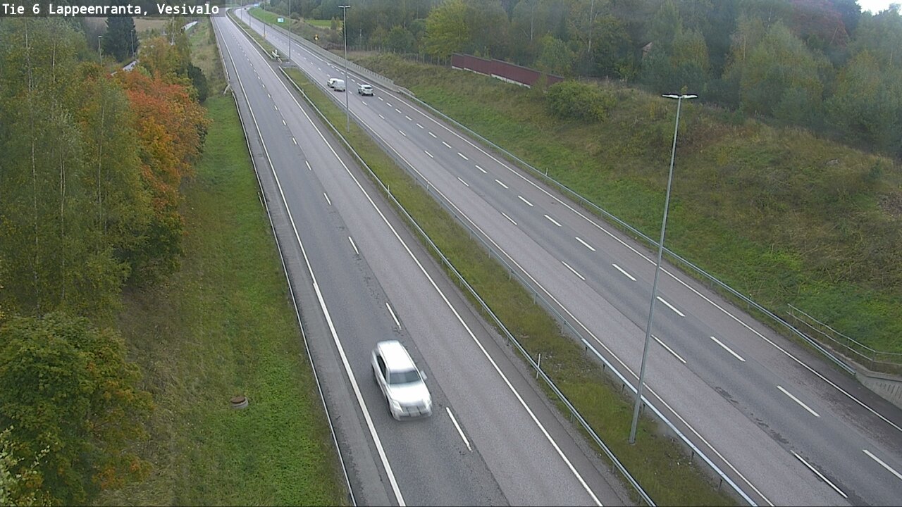 Weather Camera Image Road 6 Lappeenranta, Vesivalo, Lappeenranta, Etelä-Karjala