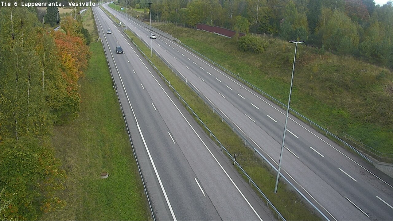 Weather Camera Image Road 6 Lappeenranta, Vesivalo, Lappeenranta, Etelä-Karjala