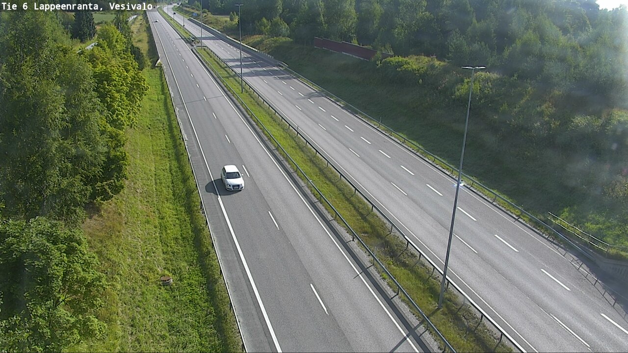 Weather Camera Image Road 6 Lappeenranta, Vesivalo, Lappeenranta, Etelä-Karjala