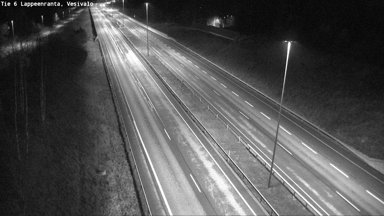 Weather Camera Image Road 6 Lappeenranta, Vesivalo, Lappeenranta, Etelä-Karjala