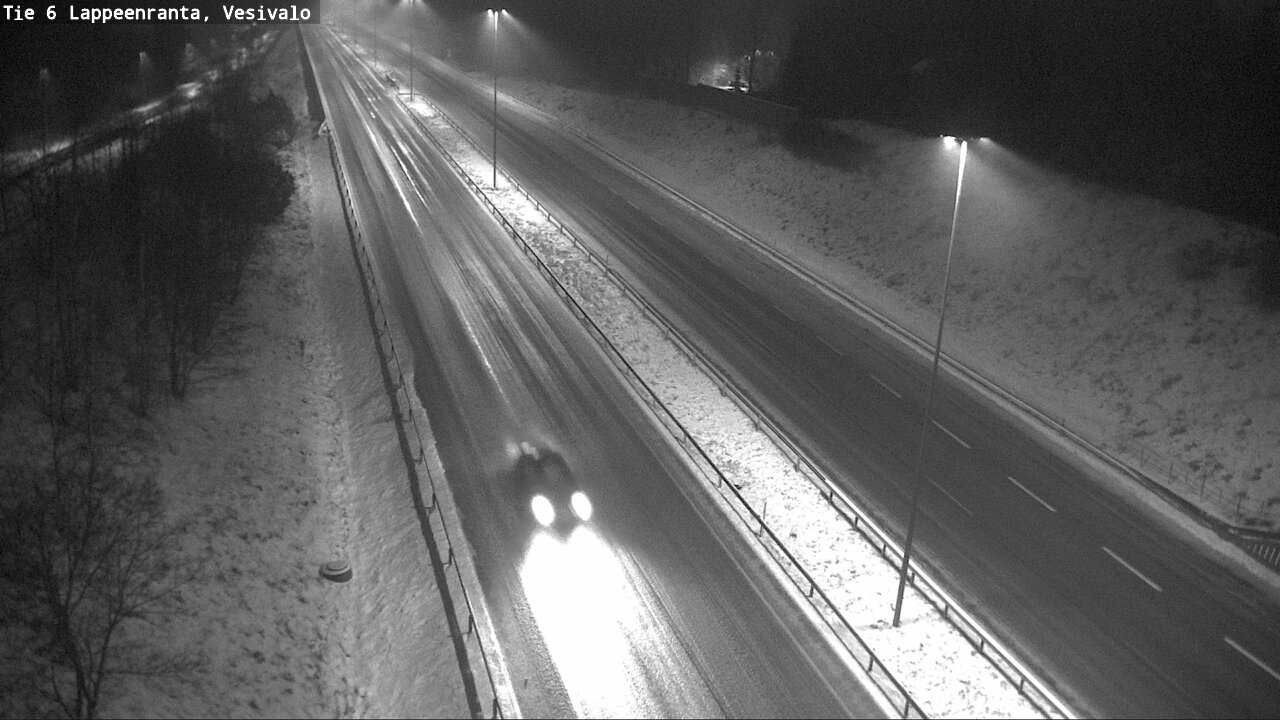 Weather Camera Image Road 6 Lappeenranta, Vesivalo, Lappeenranta, Etelä-Karjala