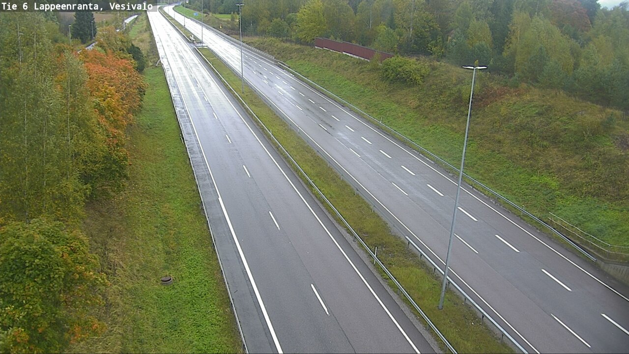 Weather Camera Image Road 6 Lappeenranta, Vesivalo, Lappeenranta, Etelä-Karjala