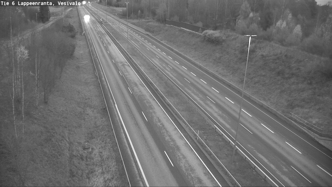 Weather Camera Image Road 6 Lappeenranta, Vesivalo, Lappeenranta, Etelä-Karjala