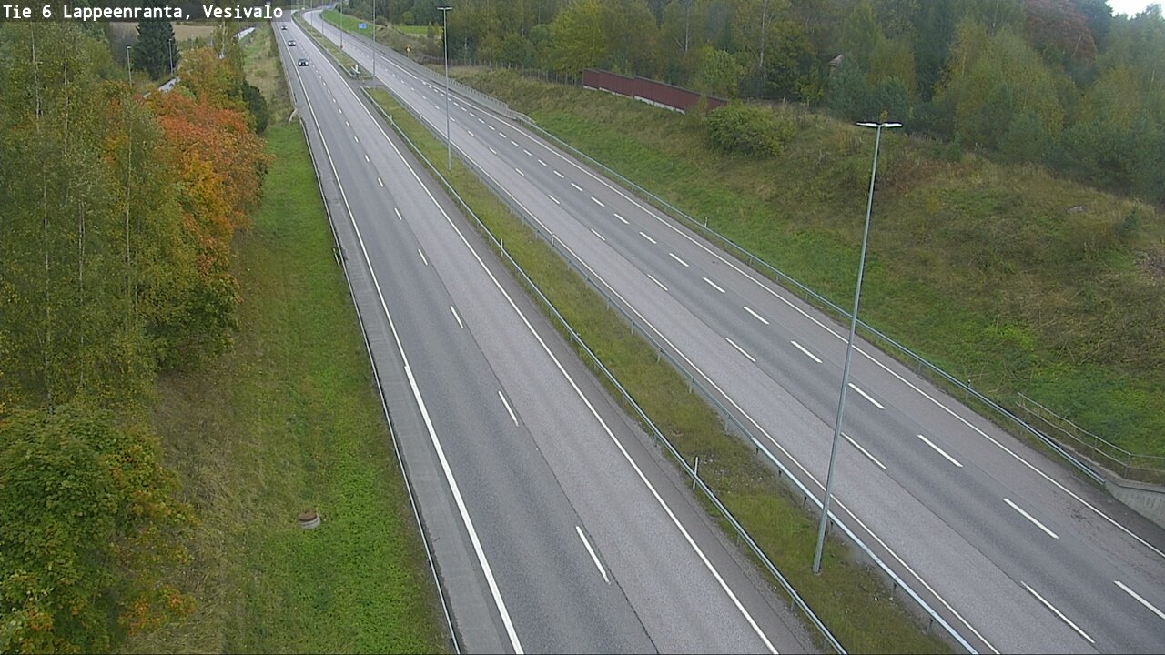 Weather Camera Image Road 6 Lappeenranta, Vesivalo, Lappeenranta, Etelä-Karjala