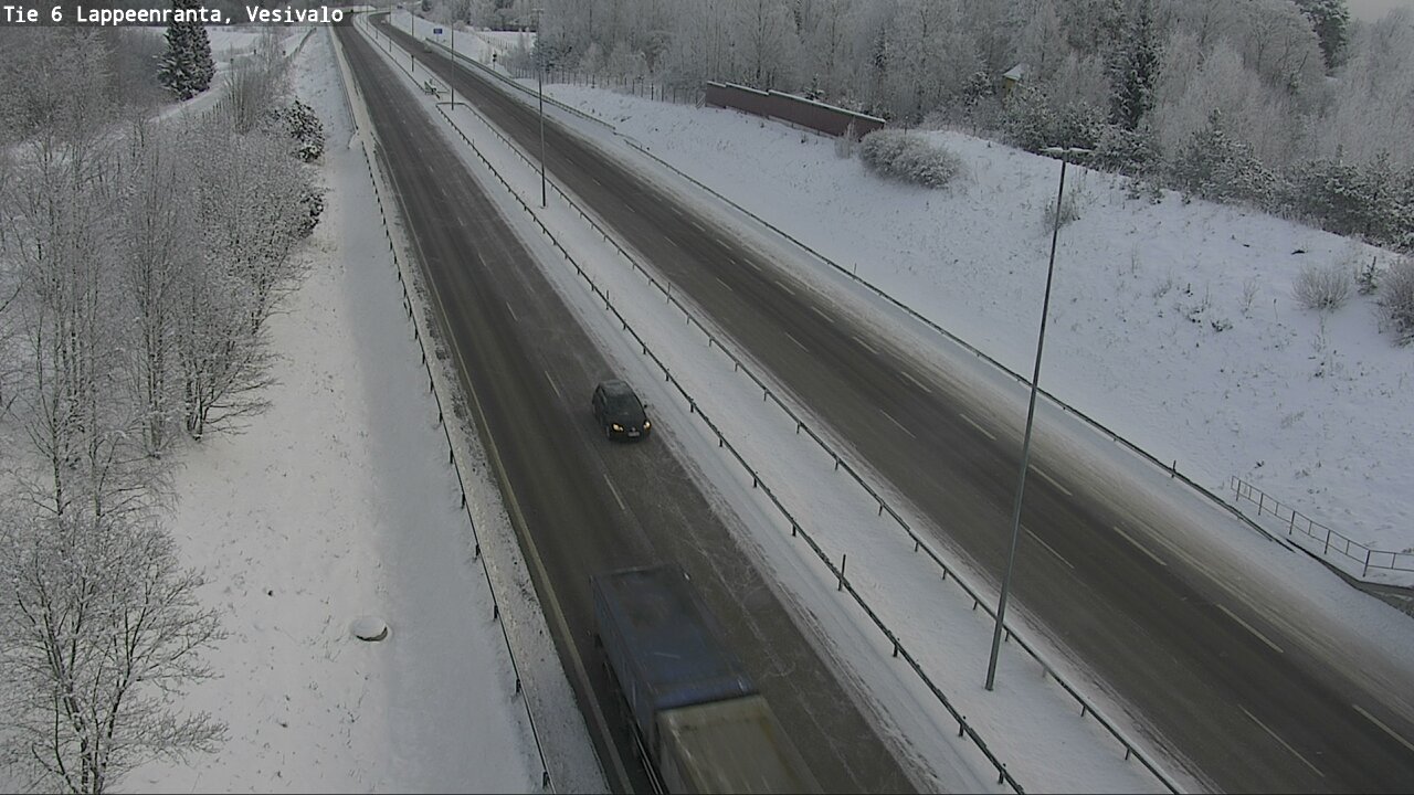 Weather Camera Image Väg 6 Villmanstrand, Vesivalo, Lappeenranta, Etelä-Karjala