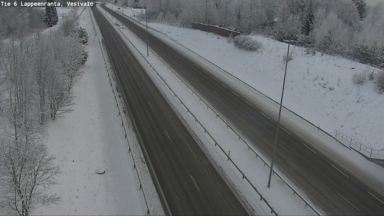 Weather Camera Image Väg 6 Villmanstrand, Vesivalo, Lappeenranta, Etelä-Karjala
