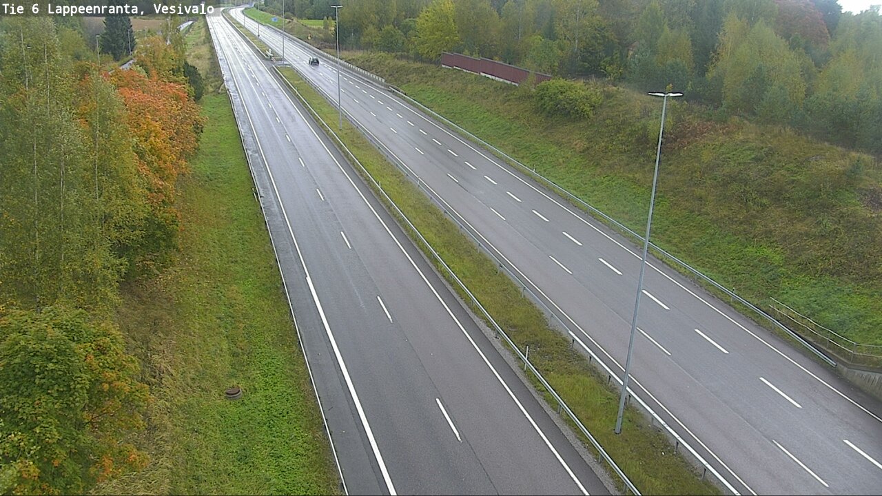 Weather Camera Image Road 6 Lappeenranta, Vesivalo, Lappeenranta, Etelä-Karjala