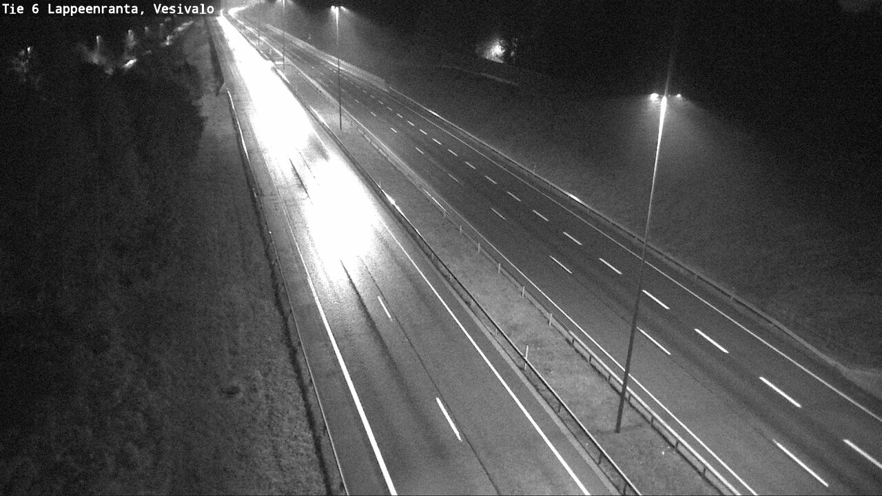 Weather Camera Image Road 6 Lappeenranta, Vesivalo, Lappeenranta, Etelä-Karjala
