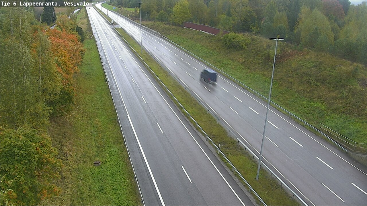 Weather Camera Image Road 6 Lappeenranta, Vesivalo, Lappeenranta, Etelä-Karjala