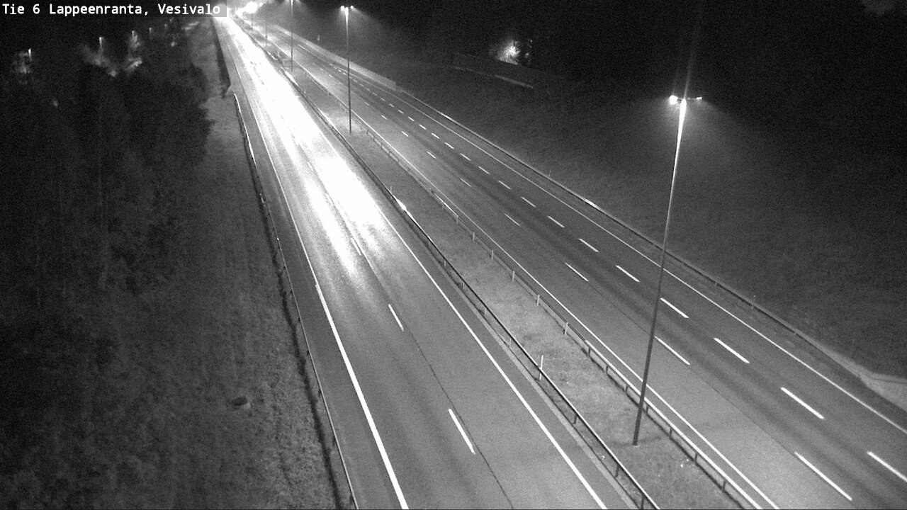Weather Camera Image Road 6 Lappeenranta, Vesivalo, Lappeenranta, Etelä-Karjala