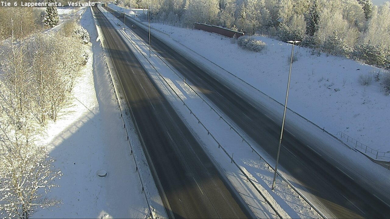 Weather Camera Image Väg 6 Villmanstrand, Vesivalo, Lappeenranta, Etelä-Karjala