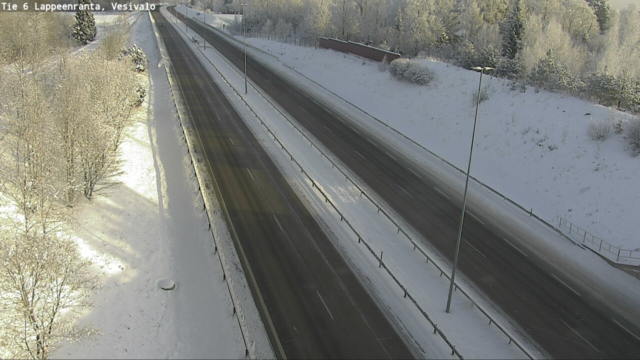 Weather Camera Image Väg 6 Villmanstrand, Vesivalo, Lappeenranta, Etelä-Karjala