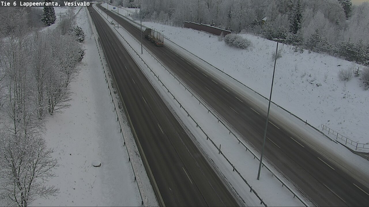 Weather Camera Image Väg 6 Villmanstrand, Vesivalo, Lappeenranta, Etelä-Karjala