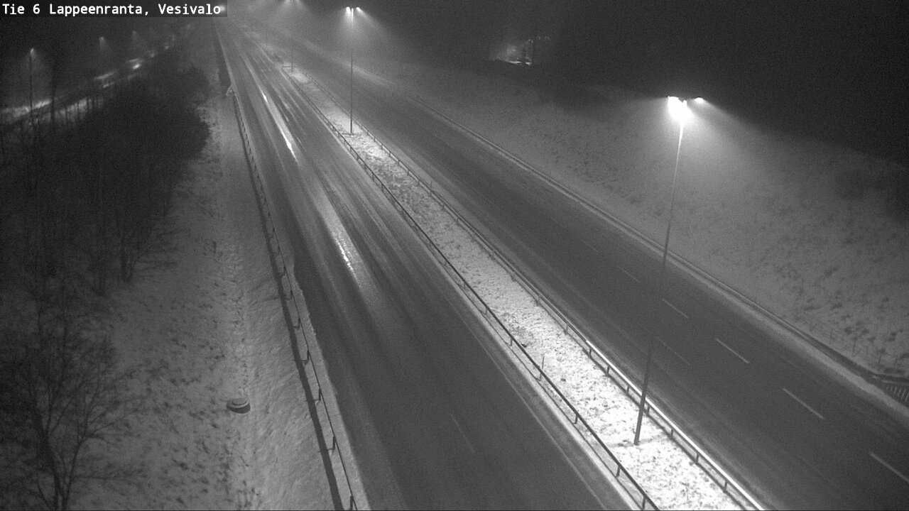 Weather Camera Image Road 6 Lappeenranta, Vesivalo, Lappeenranta, Etelä-Karjala