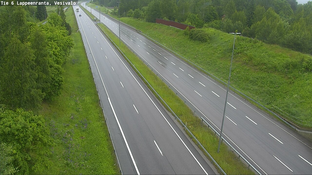 Weather Camera Image Väg 6 Villmanstrand, Vesivalo, Lappeenranta, Etelä-Karjala