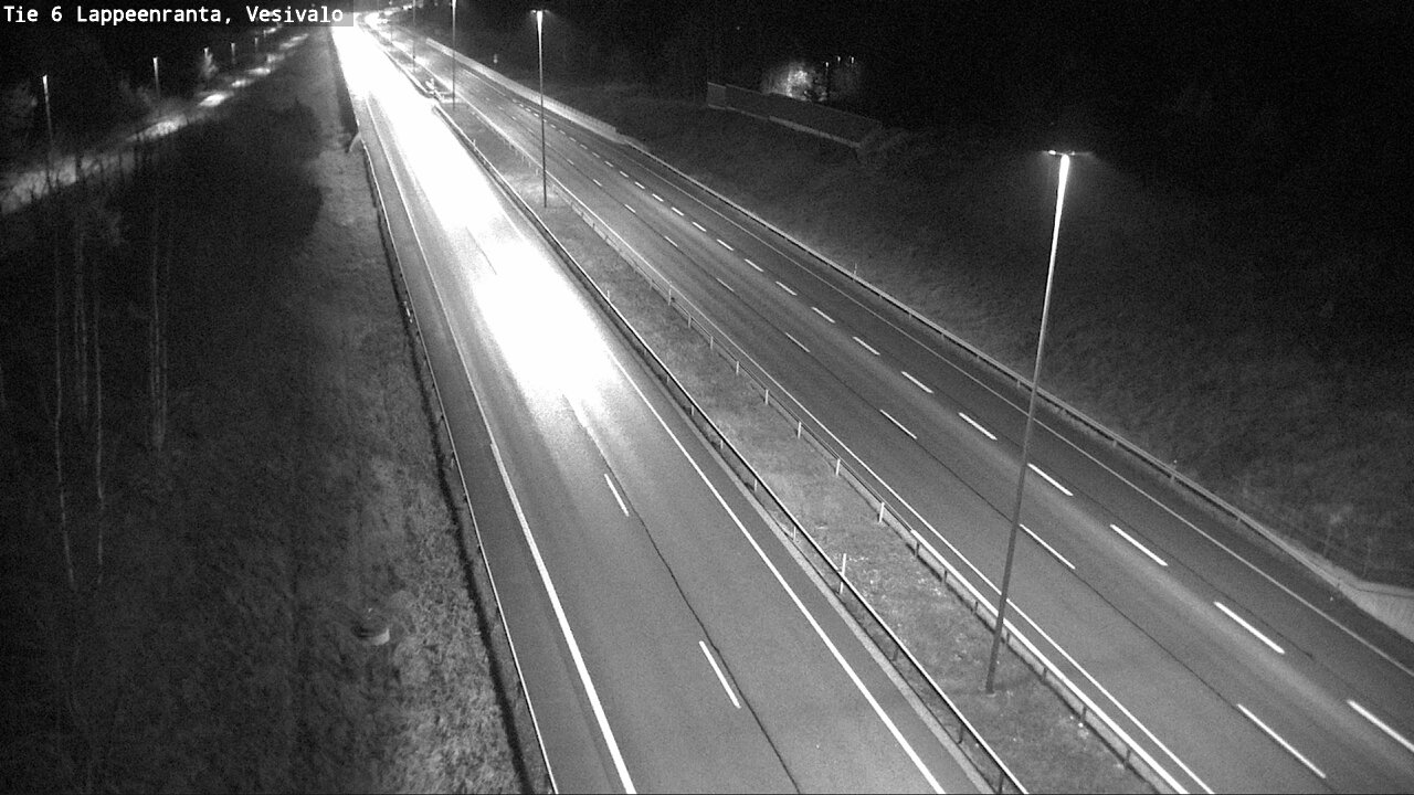 Weather Camera Image Väg 6 Villmanstrand, Vesivalo, Lappeenranta, Etelä-Karjala