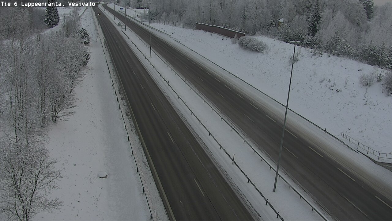 Weather Camera Image Väg 6 Villmanstrand, Vesivalo, Lappeenranta, Etelä-Karjala