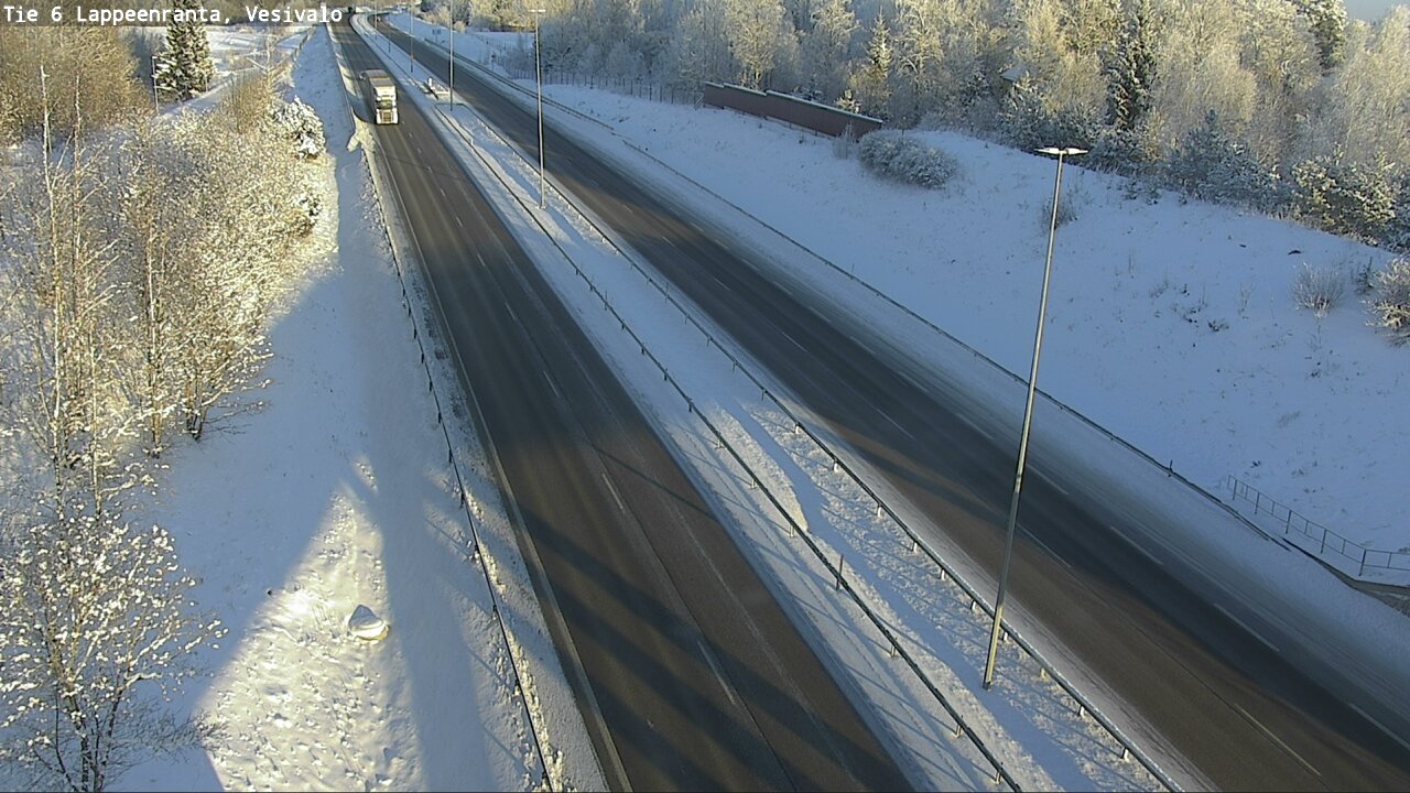 Weather Camera Image Väg 6 Villmanstrand, Vesivalo, Lappeenranta, Etelä-Karjala