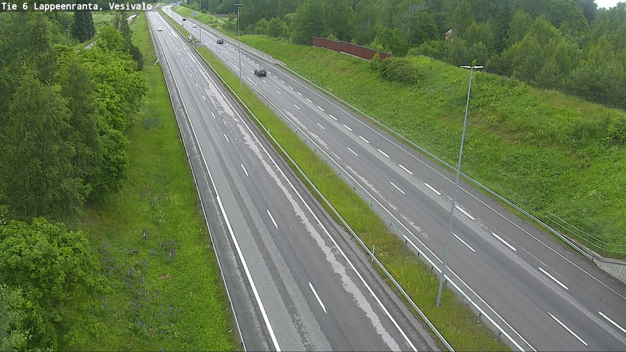 Weather Camera Image Väg 6 Villmanstrand, Vesivalo, Lappeenranta, Etelä-Karjala