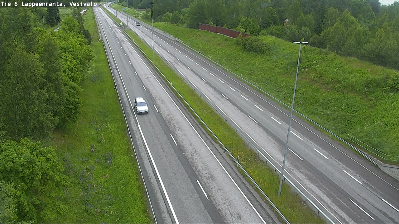 Weather Camera Image Väg 6 Villmanstrand, Vesivalo, Lappeenranta, Etelä-Karjala