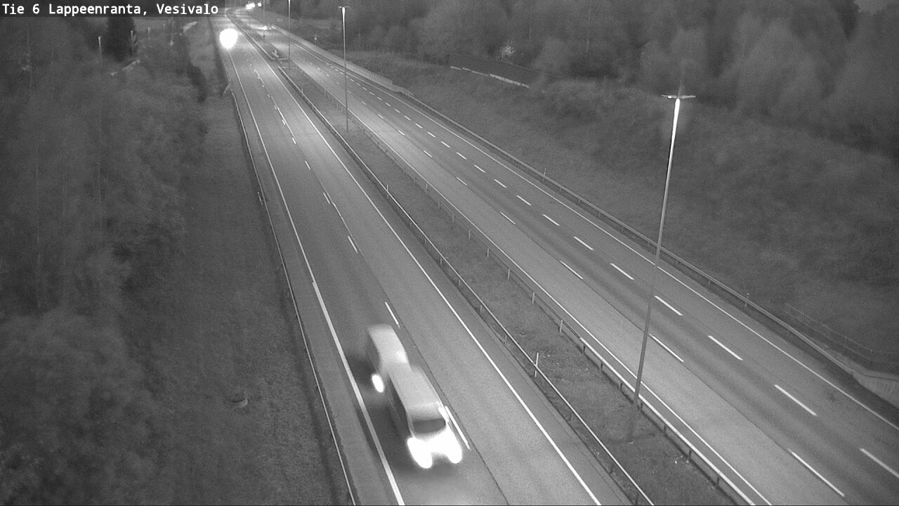 Weather Camera Image Road 6 Lappeenranta, Vesivalo, Lappeenranta, Etelä-Karjala