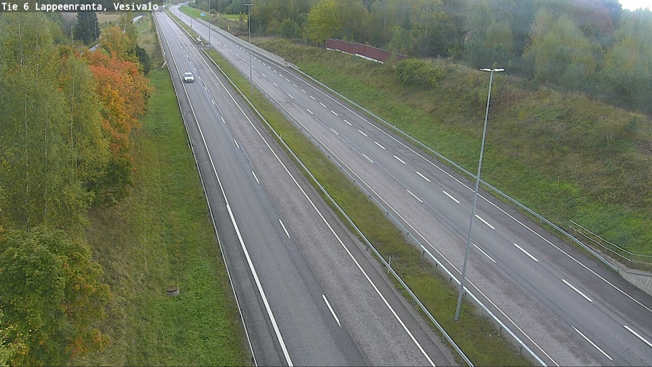 Weather Camera Image Road 6 Lappeenranta, Vesivalo, Lappeenranta, Etelä-Karjala