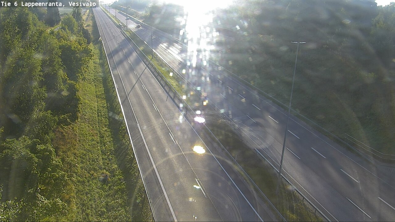 Weather Camera Image Road 6 Lappeenranta, Vesivalo, Lappeenranta, Etelä-Karjala