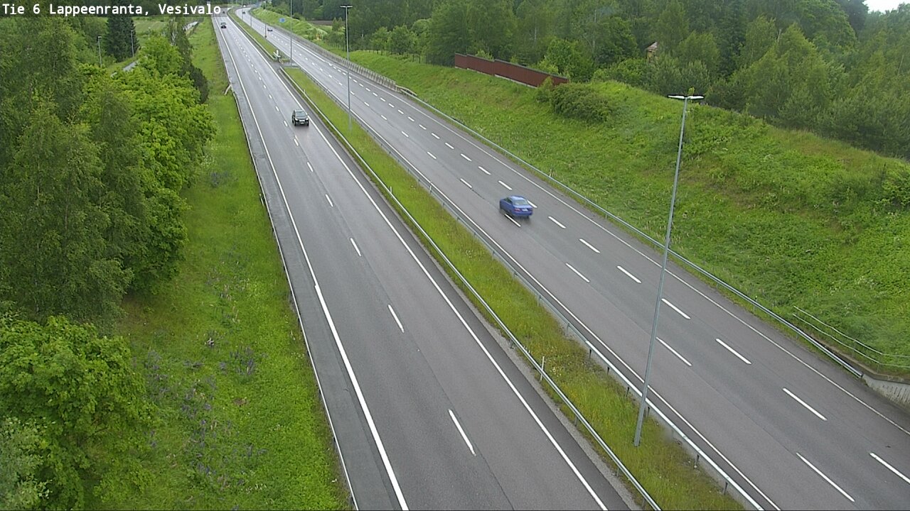 Weather Camera Image Väg 6 Villmanstrand, Vesivalo, Lappeenranta, Etelä-Karjala