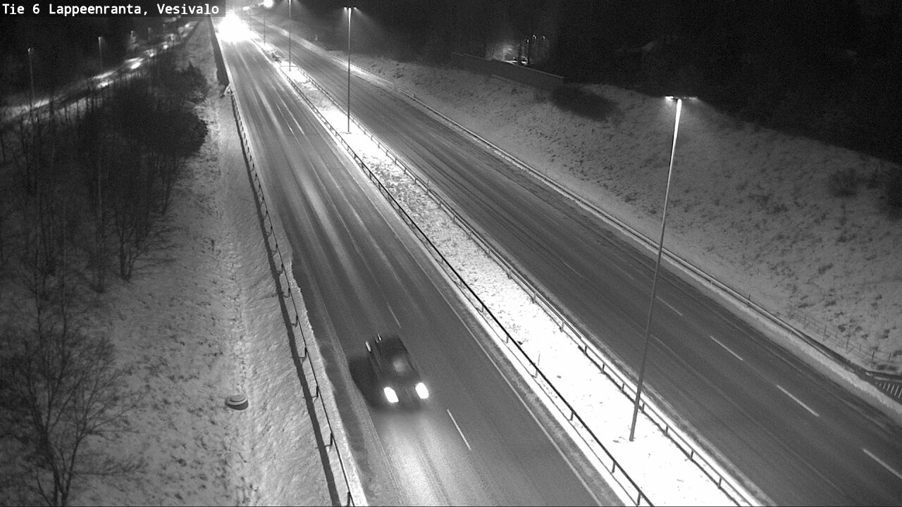 Weather Camera Image Road 6 Lappeenranta, Vesivalo, Lappeenranta, Etelä-Karjala