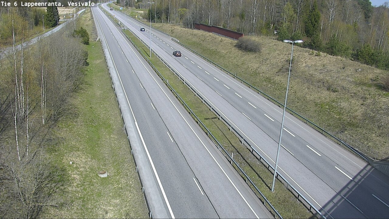 Weather Camera Image Väg 6 Villmanstrand, Vesivalo, Lappeenranta, Etelä-Karjala