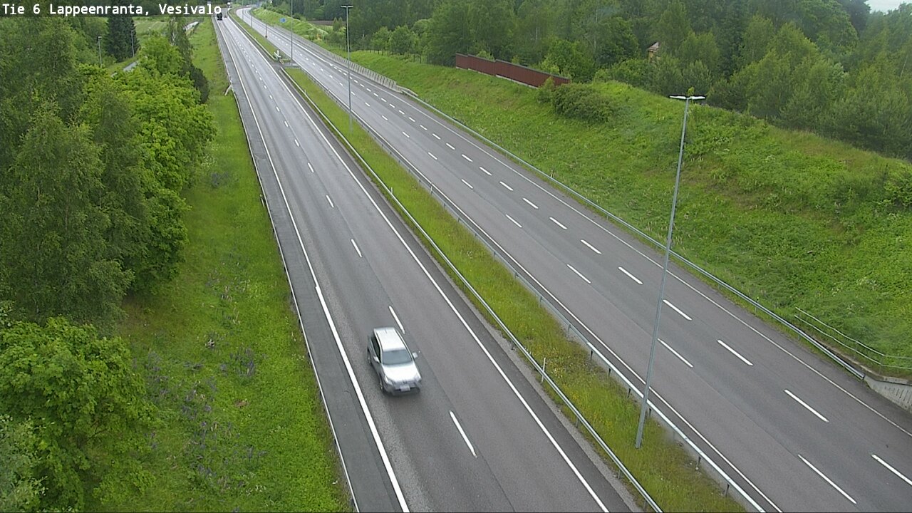 Weather Camera Image Väg 6 Villmanstrand, Vesivalo, Lappeenranta, Etelä-Karjala