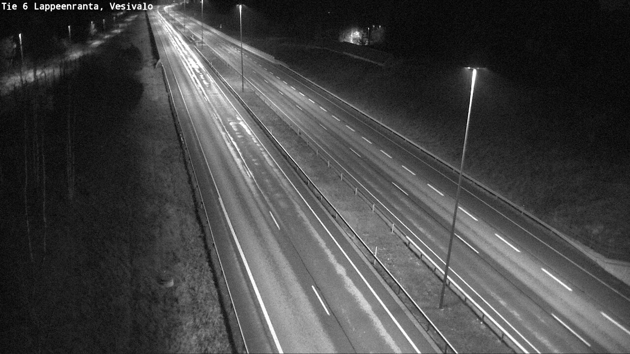 Weather Camera Image Road 6 Lappeenranta, Vesivalo, Lappeenranta, Etelä-Karjala