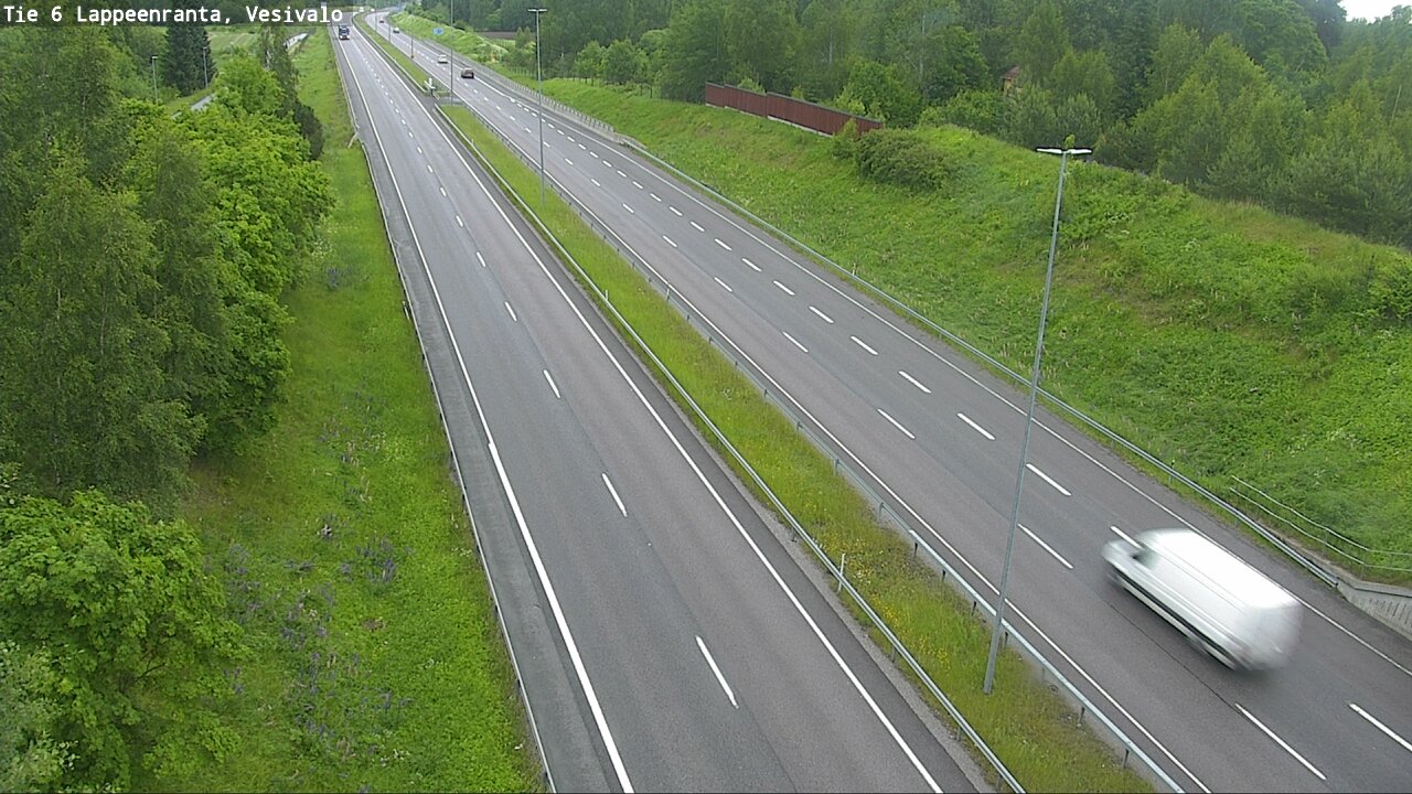 Weather Camera Image Väg 6 Villmanstrand, Vesivalo, Lappeenranta, Etelä-Karjala