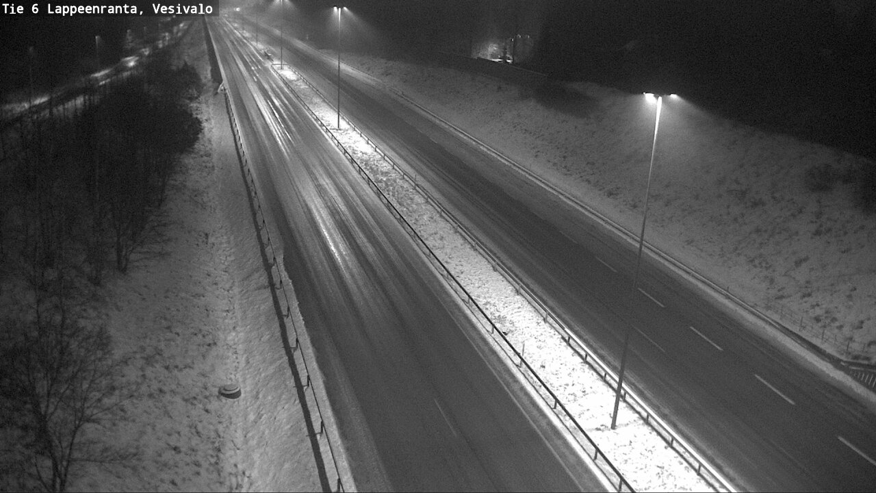 Weather Camera Image Road 6 Lappeenranta, Vesivalo, Lappeenranta, Etelä-Karjala