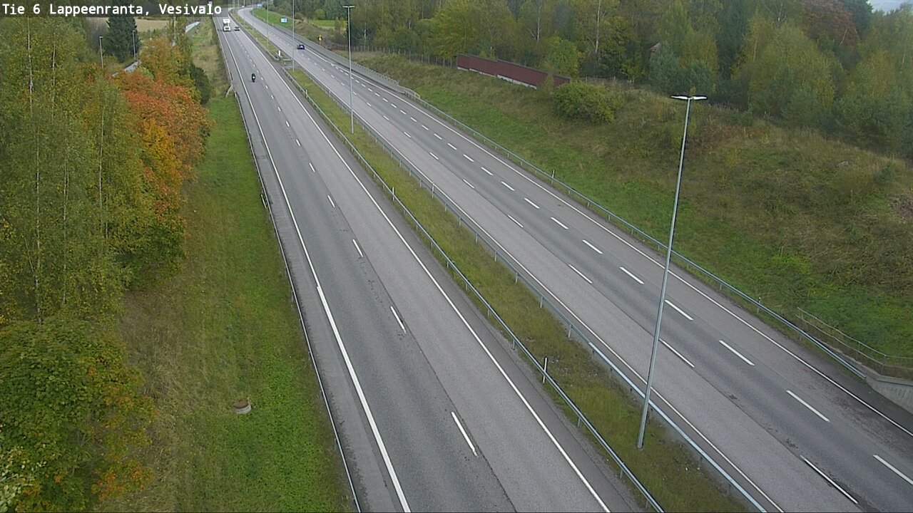 Weather Camera Image Road 6 Lappeenranta, Vesivalo, Lappeenranta, Etelä-Karjala