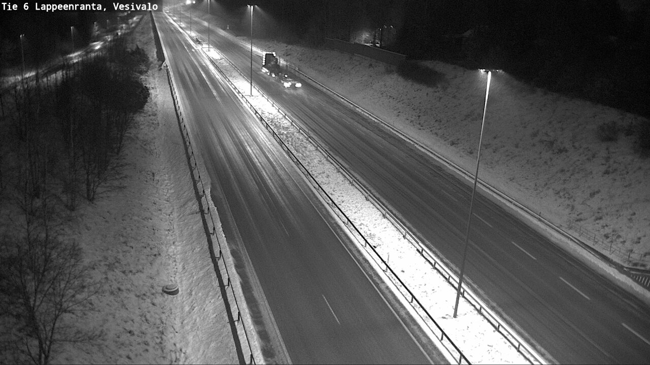 Weather Camera Image Road 6 Lappeenranta, Vesivalo, Lappeenranta, Etelä-Karjala