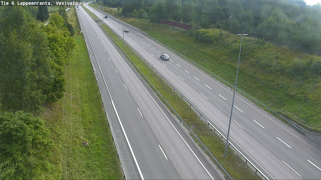 Weather Camera Image Road 6 Lappeenranta, Vesivalo, Lappeenranta, Etelä-Karjala