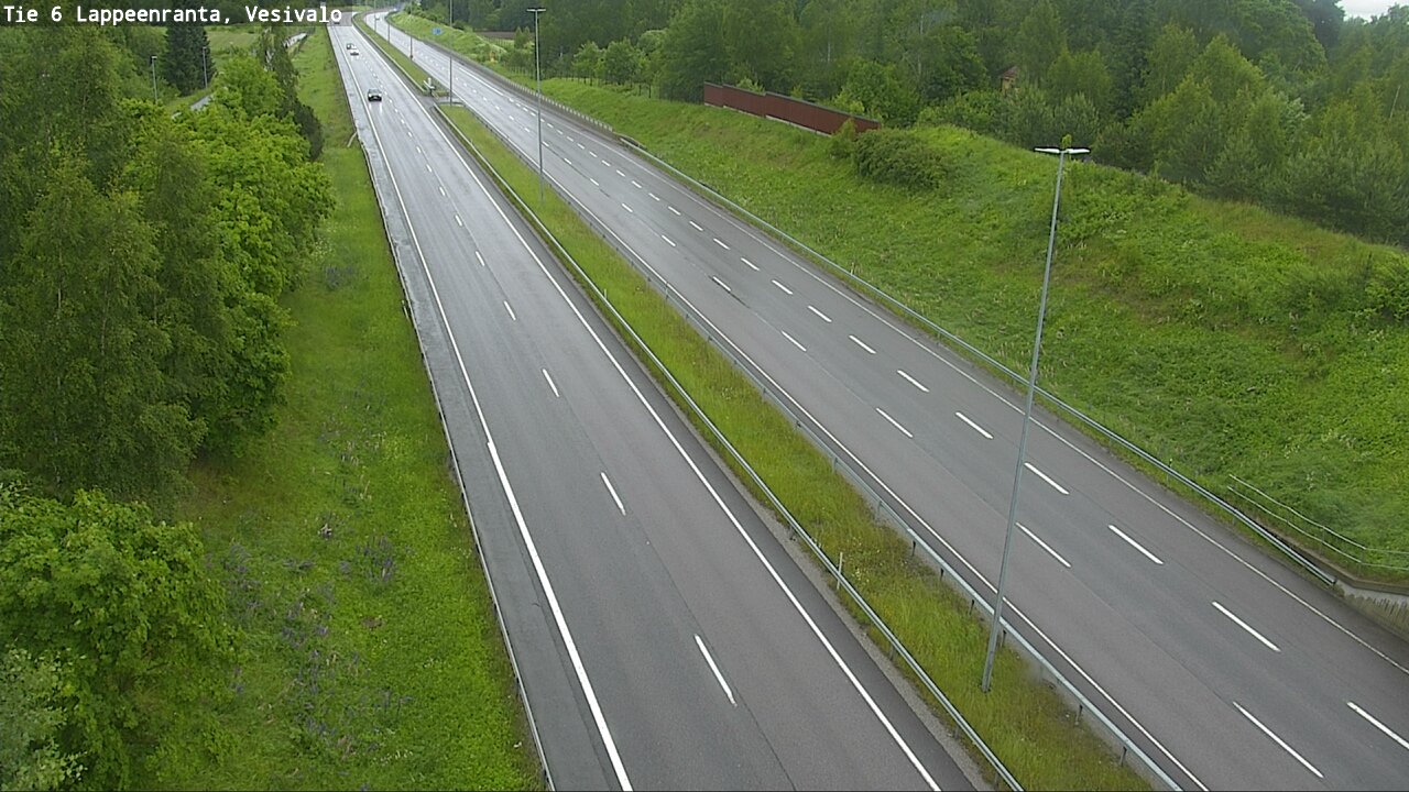 Weather Camera Image Väg 6 Villmanstrand, Vesivalo, Lappeenranta, Etelä-Karjala